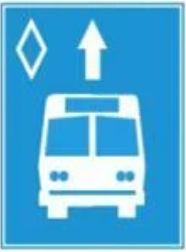 R.412e: Làn đường dành cho xe buýt