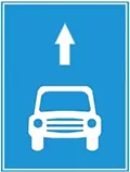 R.412f: Làn đường dành cho ô tô