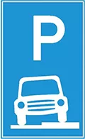 I.408a: Nơi đỗ xe một phần trên hè phố