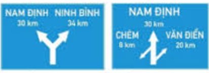 I.414(a,b): Chỉ hướng đường