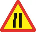 W.203b: Đường bị hẹp bên trái