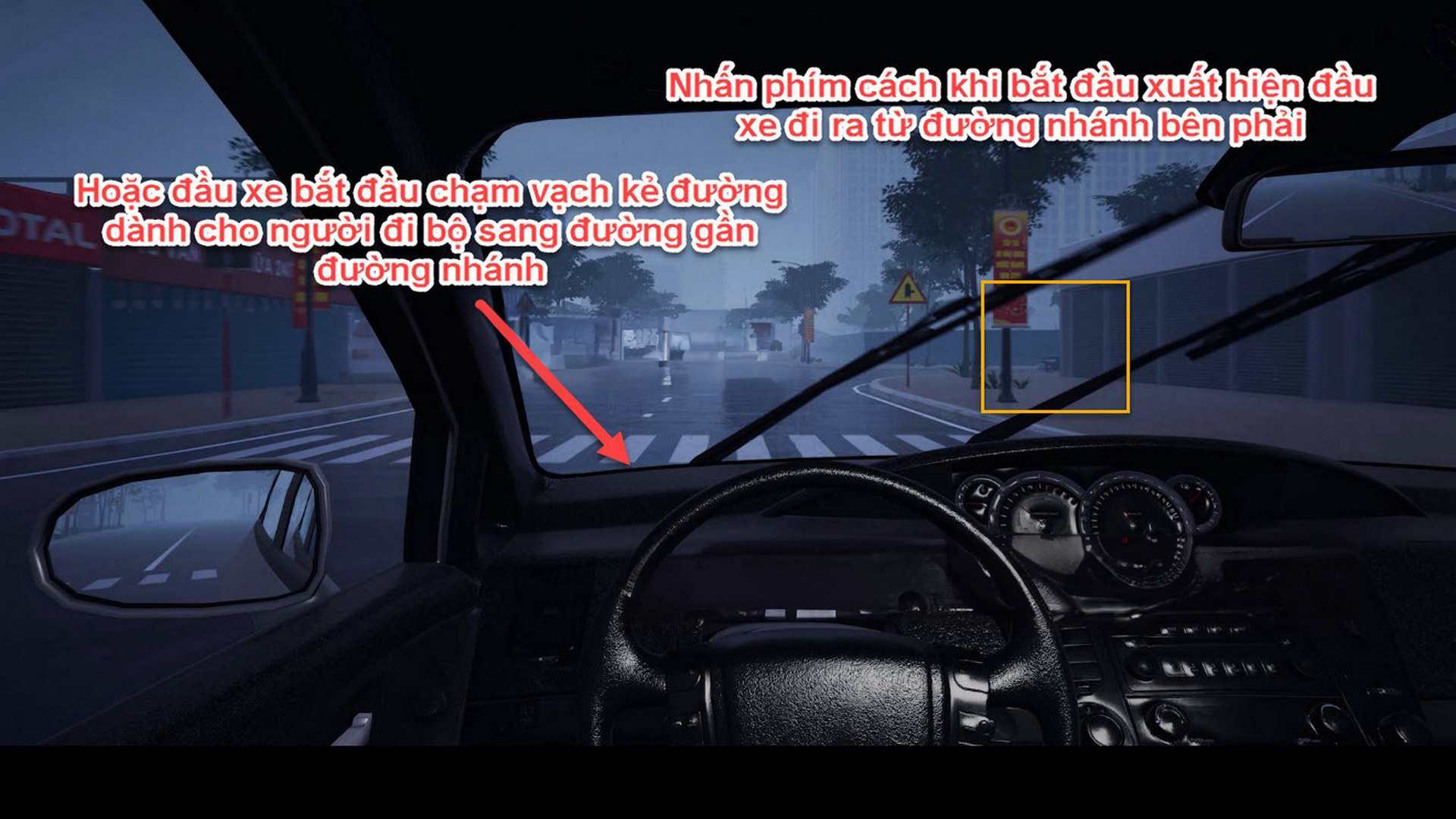 Ảnh gợi ý mốc bấm của tình huống 4